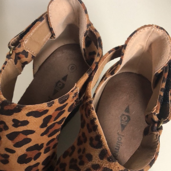 Leopard Print wedges - Picture 3 of 8